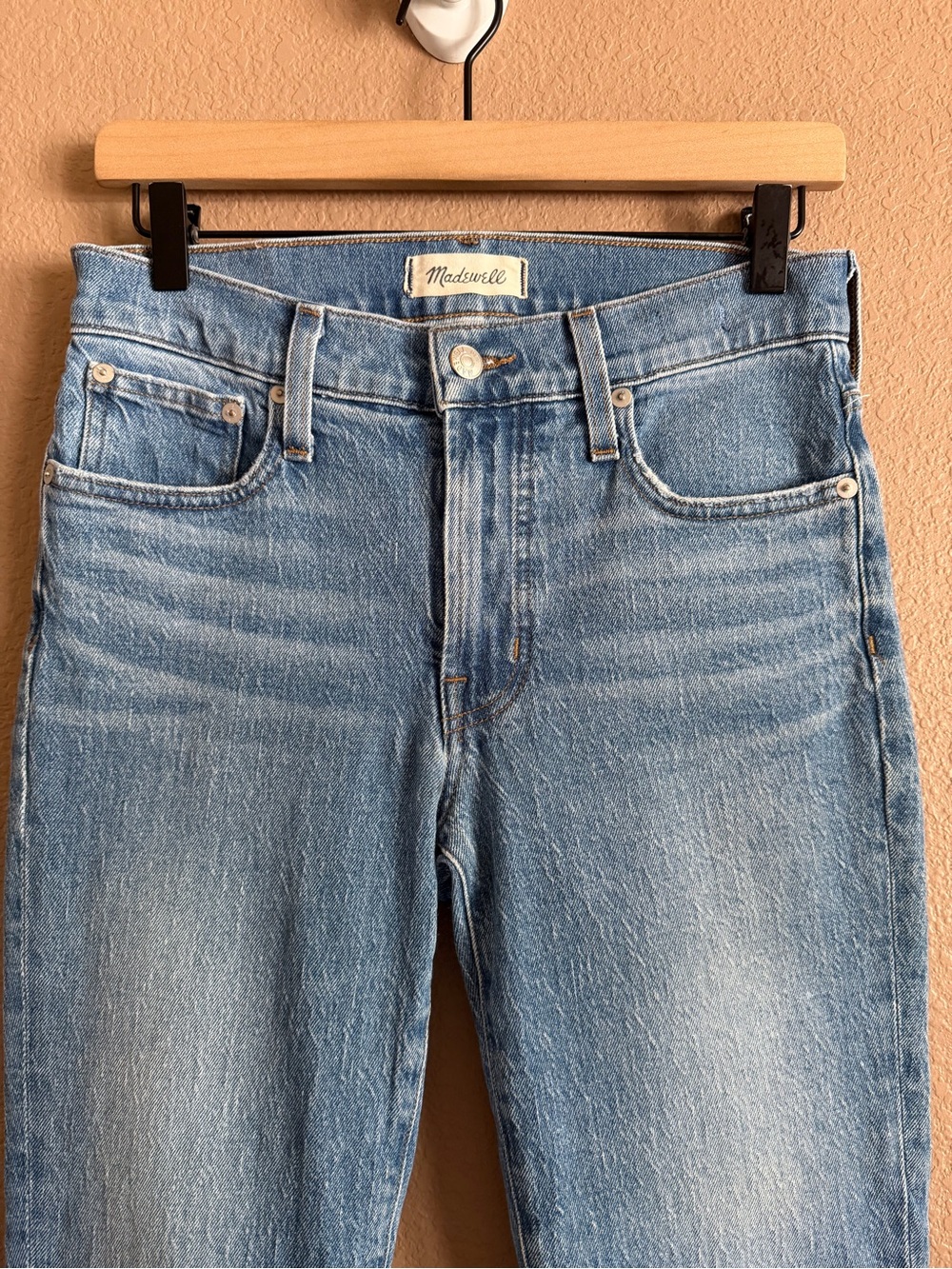 Madewell The Mid-Rise Perfect Vintage Distressed Jeans Size 25 - Picture 3 of 12